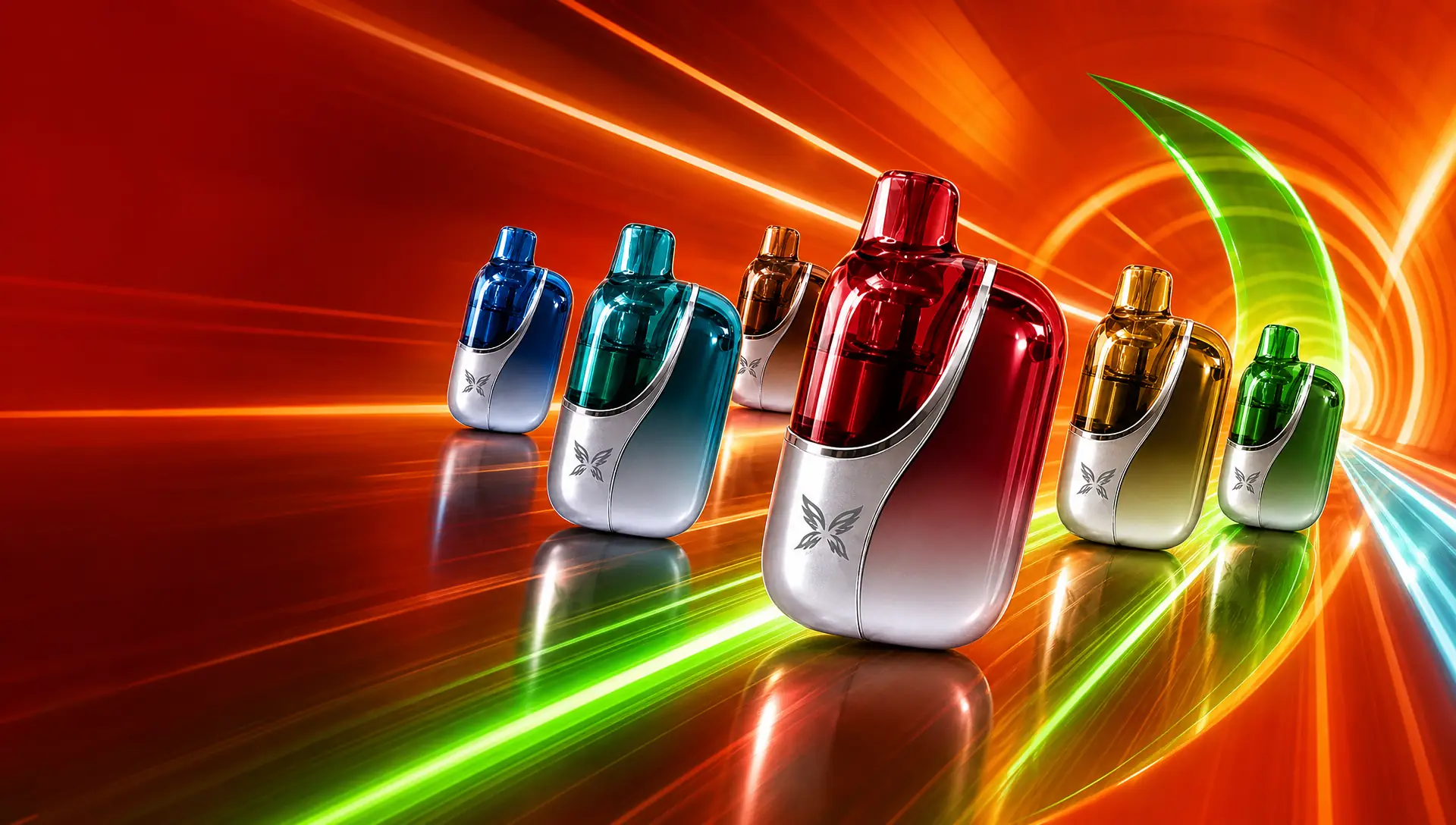 WINDBAR CHROMA WING six finishes colorway adult vape, adults 21+