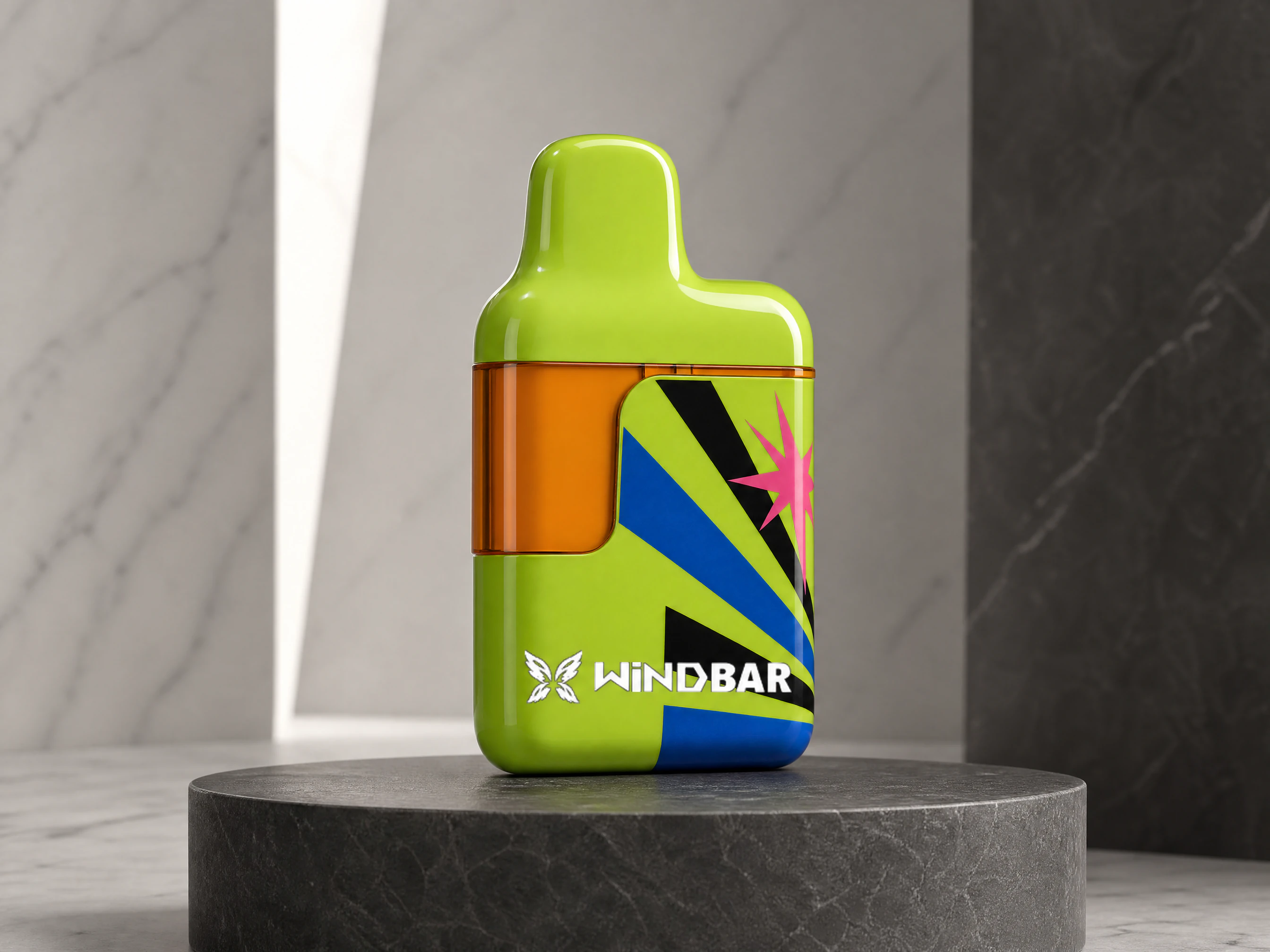 WINDBAR D95 Wasabi Spark compact vaporizer, front catalog view
