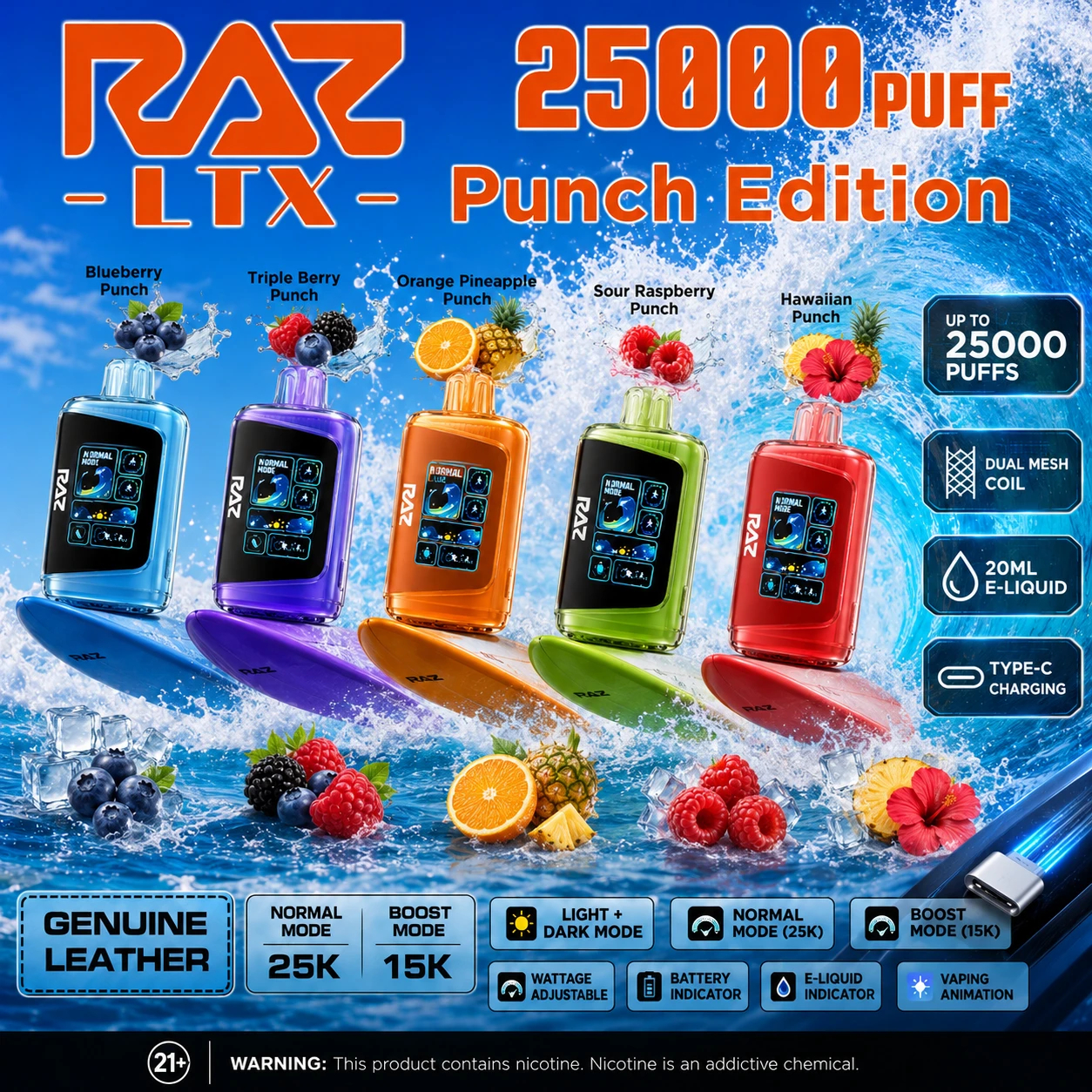 5000 puff vape product still for adults 21+ — industry reference on WINDBAR