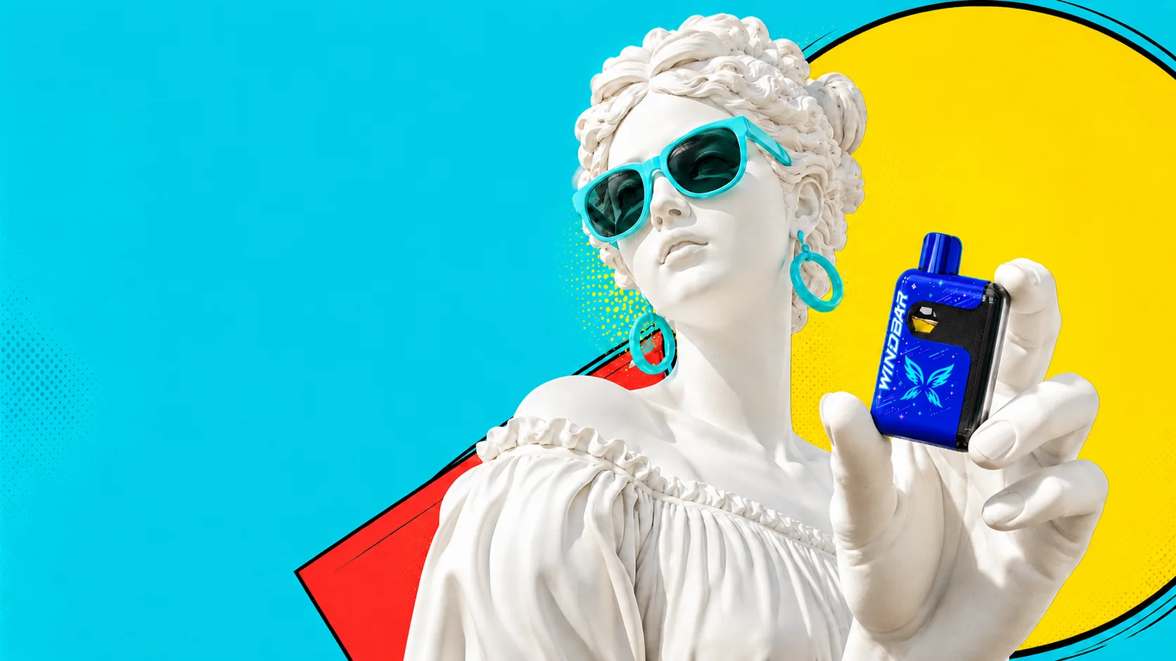 True-scale Cobalt Blue WINDBAR SPECTRUM campaign hero, adults 21+