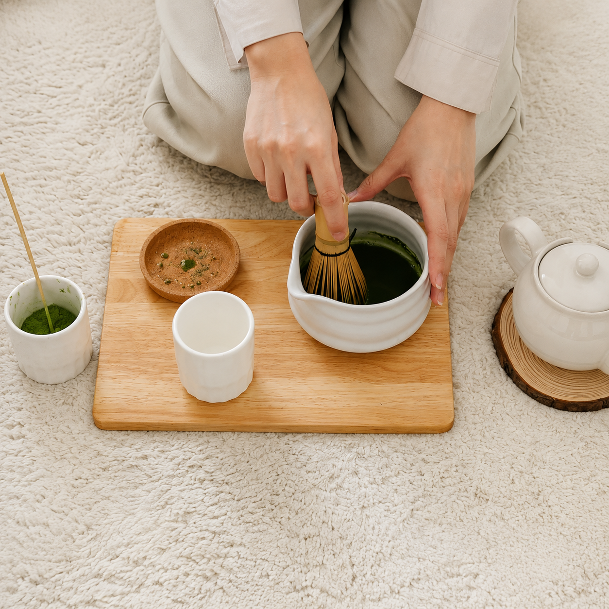 Matcha and tea