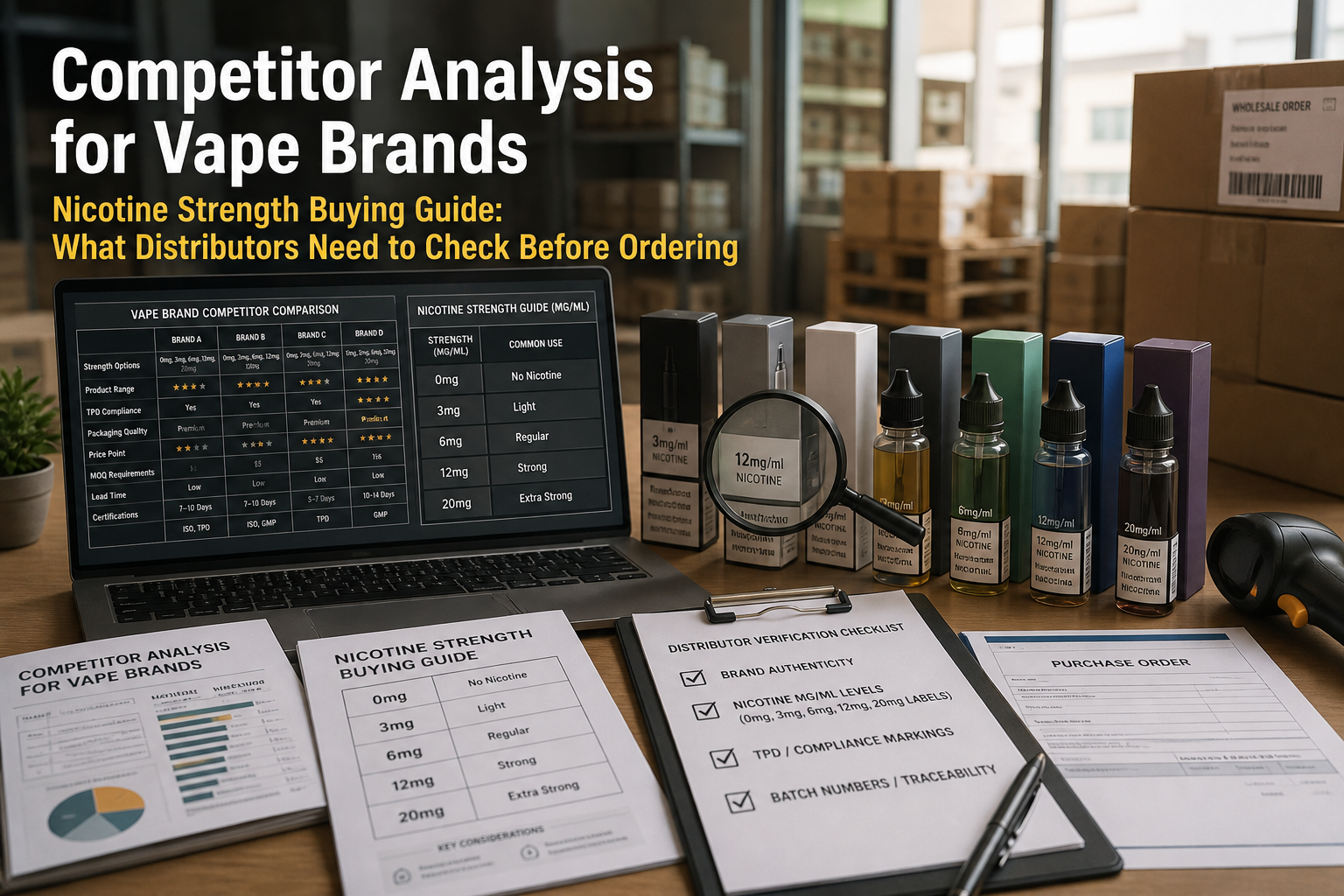 Nicotine Strength Buying Guide: What Distributors Need to Check Before Ordering