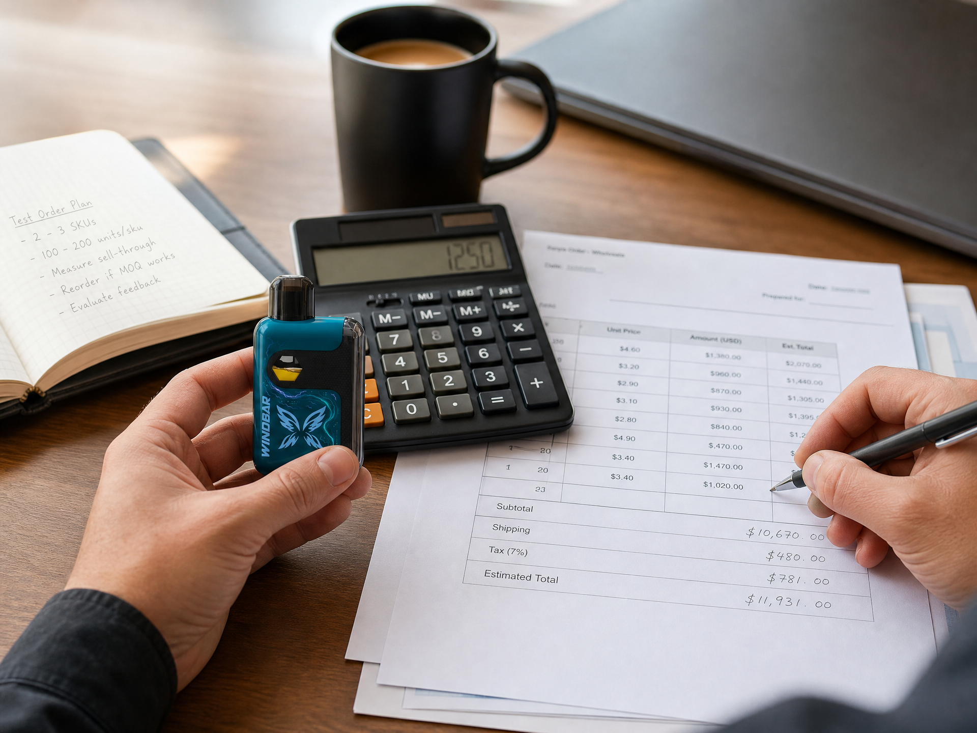 Wholesale Sampling: How to Plan a Test Order That Actually Tells You Something