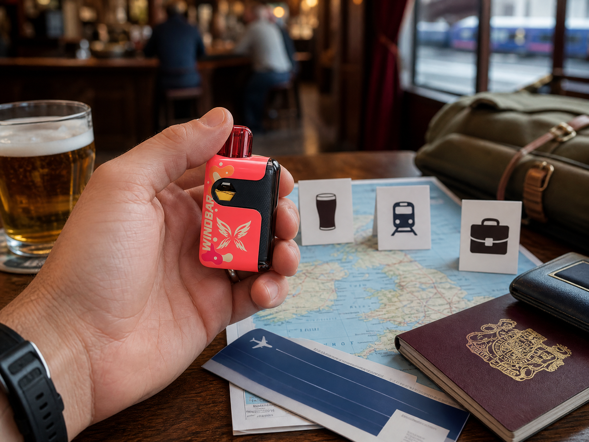 Where Can You Vape in the UK? Pubs, Trains, Work, and the Law
