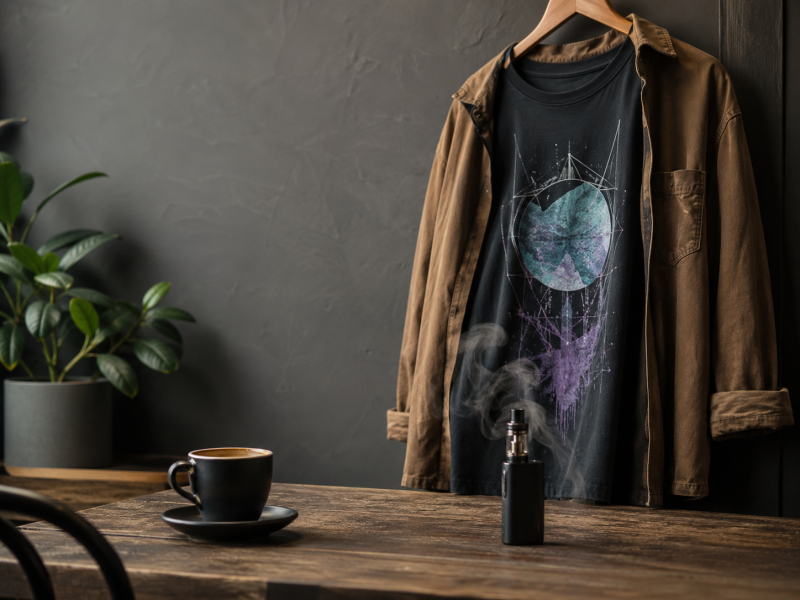 How to Style Your Windbar Graphic Tee for Coffee-Shop Casual