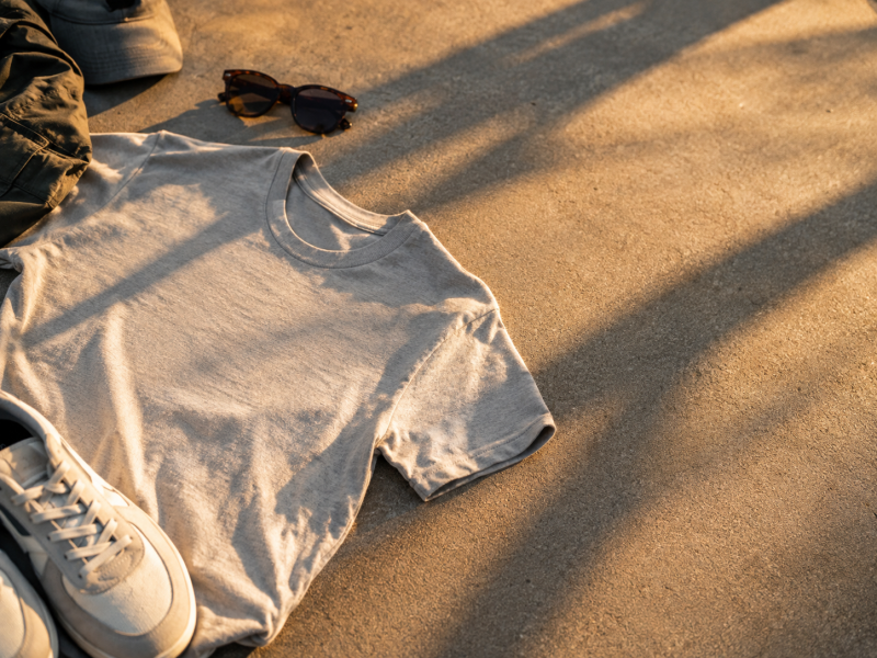 Why Cotton-Poly Blend Tees Stretch at the Neck (And How to Stop It)