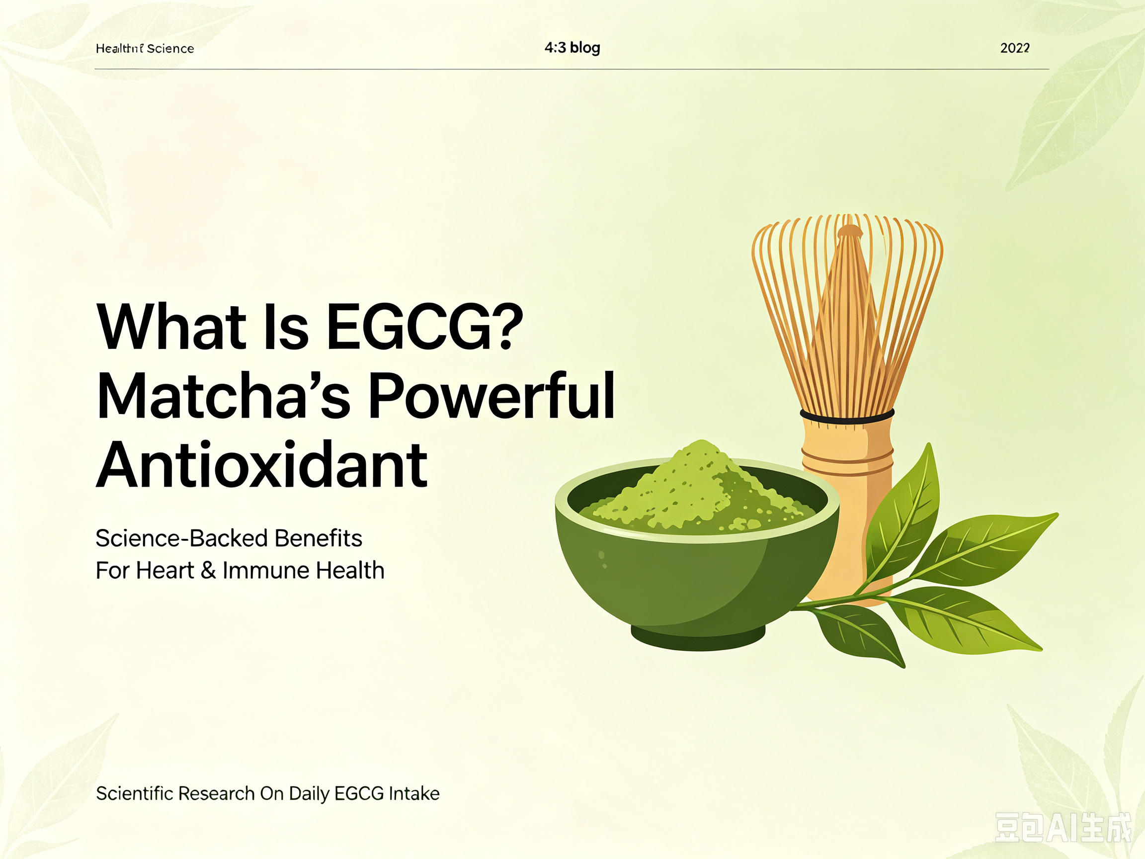 What Is EGCG? The Matcha Antioxidant Backed by Science for Cancer & Heart Health