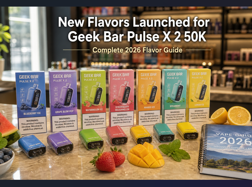 New Flavors Launched for Geek Bar Pulse X 2 50K: Complete 2026 Flavor Guide