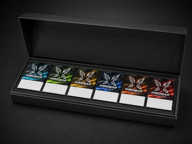 WINDBAR CHROMA WING vs Relx pod class: 4.4V, 850 mAh, sealed 96 mm body